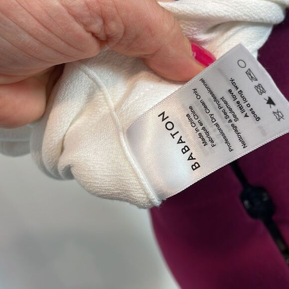 Aritzia Babaton white crop top with thin straps and Back Zip Closure L - Picture 7 of 12